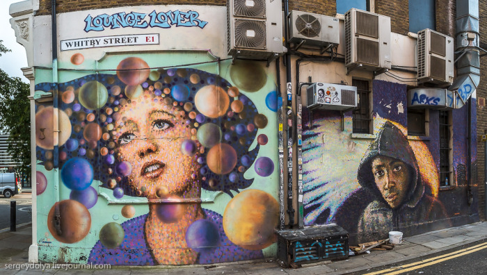 Фото уличное искусство лондона