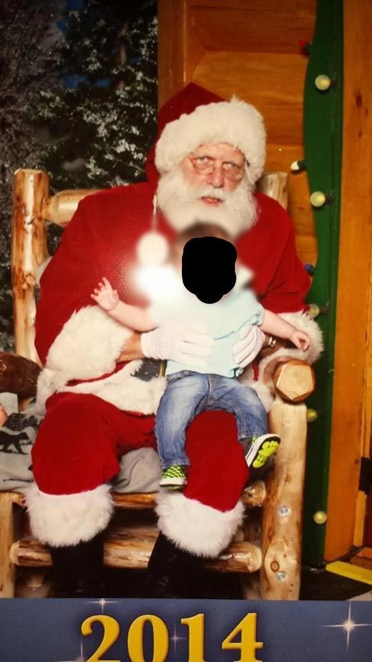 страшный Санта Клаус