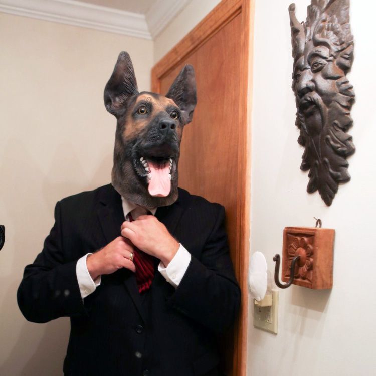 Реалистичная маска собаки - универсальное решение для любой костюмированной тусовки 