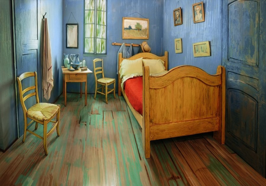 В Чикаго можно снять комнату, которая воссоздает спальню Ван Гога 