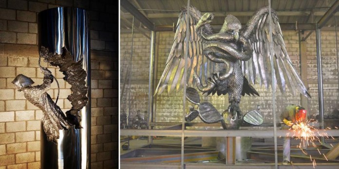 Этот сварщик создает удивительные скульптуры из металла 
