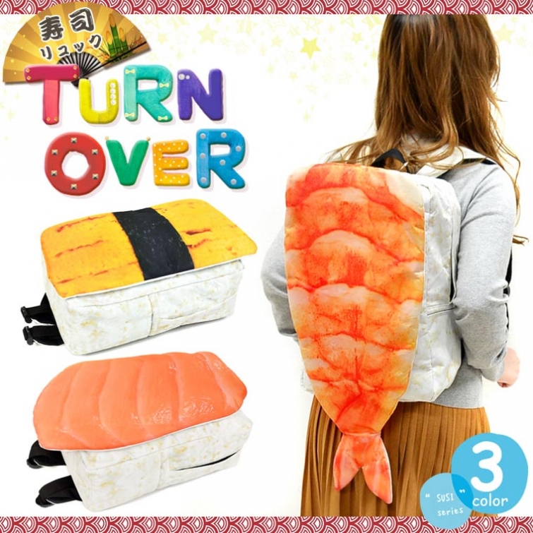 Реалистичные рюкзаки в виде суши для тех, кто всегда мечтал носит на спине рис и рыбу 