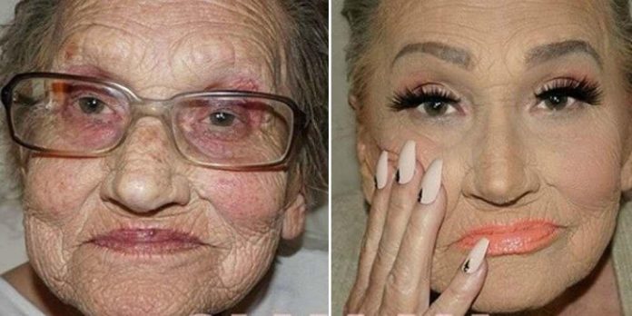 Эта 80-летняя бабушка стала интернет-сенсацией благодаря внучке-визажисту 