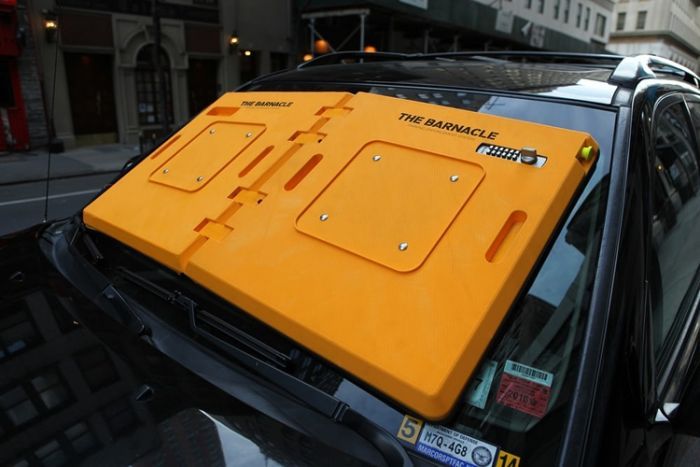 Хитрое устройство для наказания любителей парковаться где попало