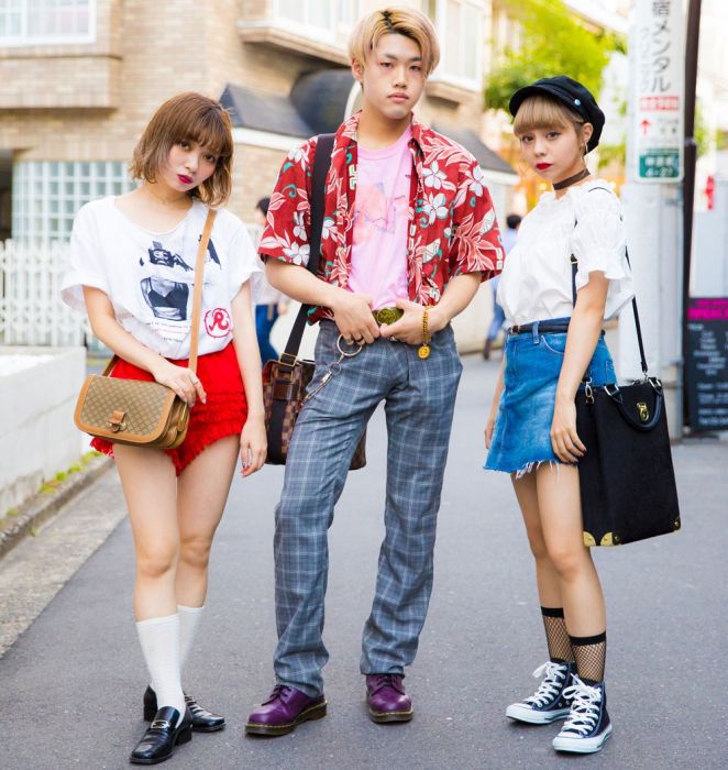 Модники на улицах Токио 