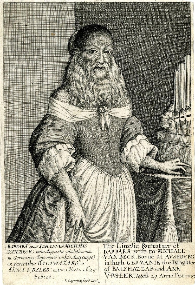 Барбара ван Бек — бородатая женщина, ставшая самой необычной моделью художников 17 века 