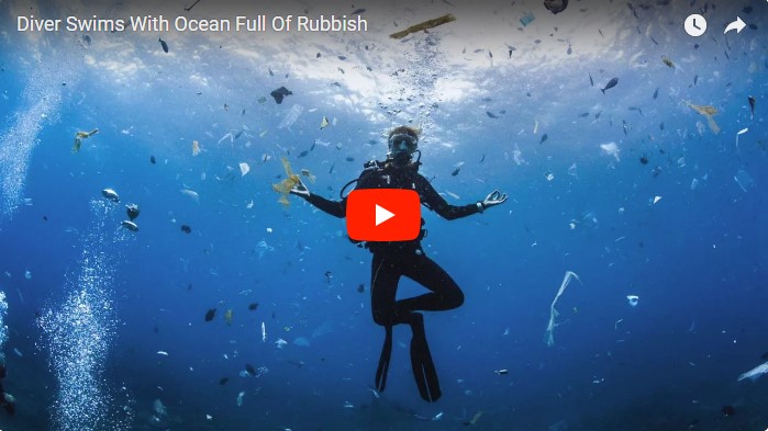 Пластиковое торнадо в океане - большая экологическая проблема