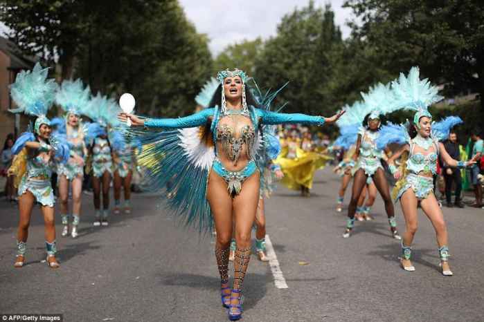 Маленькая Бразилия на карнавале в Лондоне