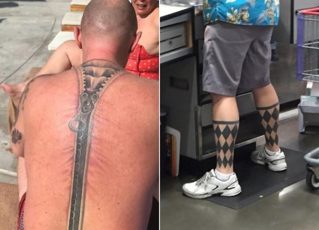 Странные и нелепые татуировки