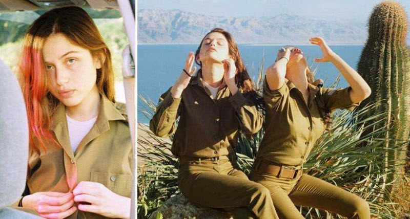 Фотографии повседневной жизни израильских девушек-солдат 