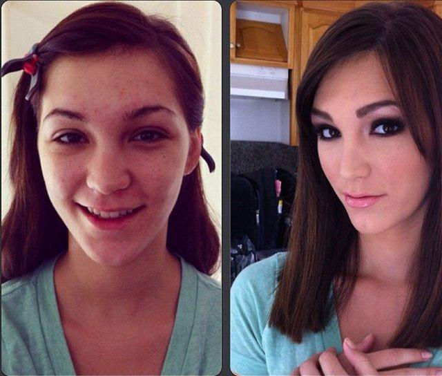 порно актриса без макияжа