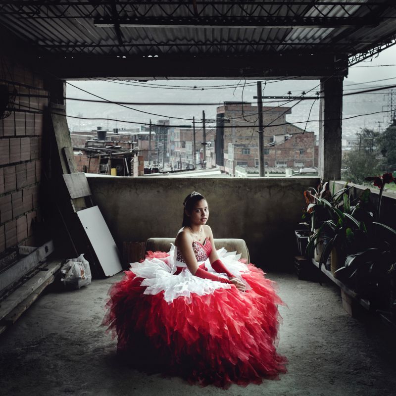 девушка в колумбии Кинсеаньера