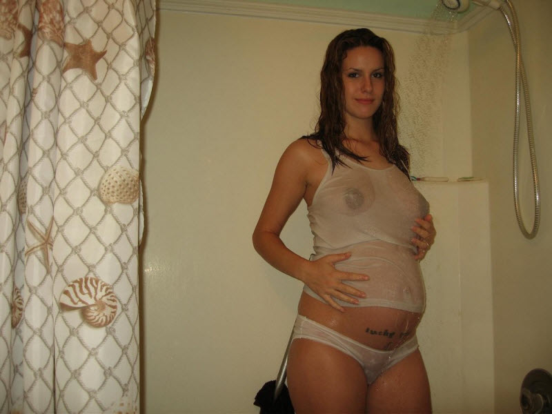 Откровенные снимки беременных дам, (18+)