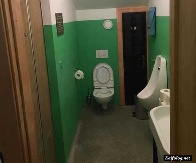 Туалет блестяще подтвердил теорию разбитых окон