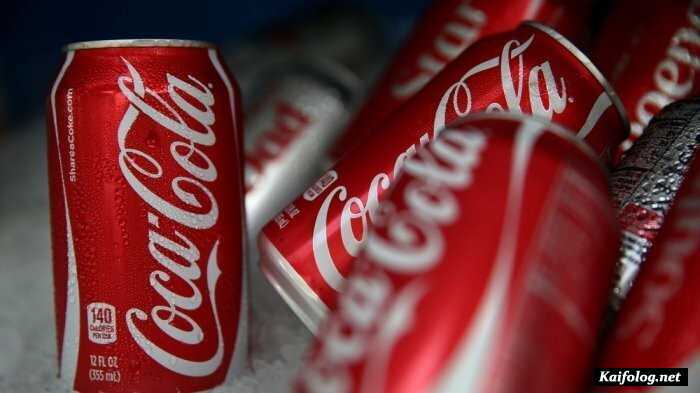 Баночка Кока-Колы и последствия ее употребления.