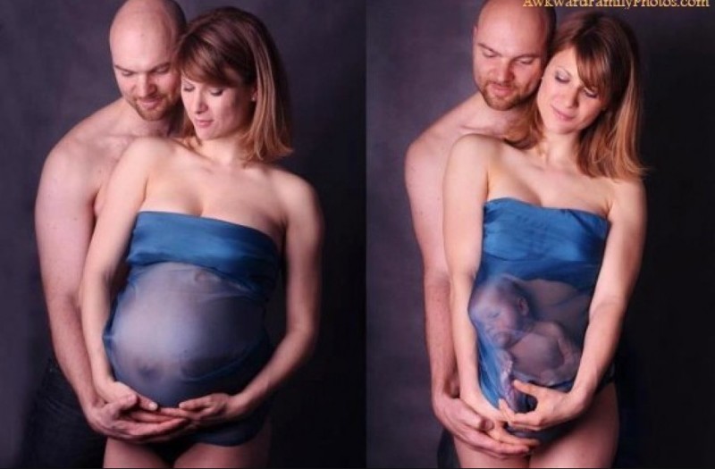 забавная фотографии с беременной женщиной