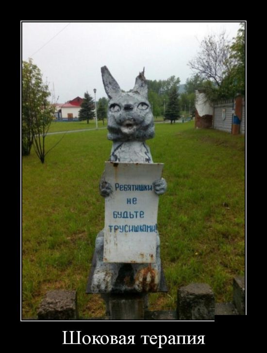 прикольный демотиватор