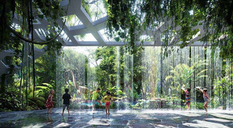 В Дубае откроется первый в мире отель с тропическим лесом 