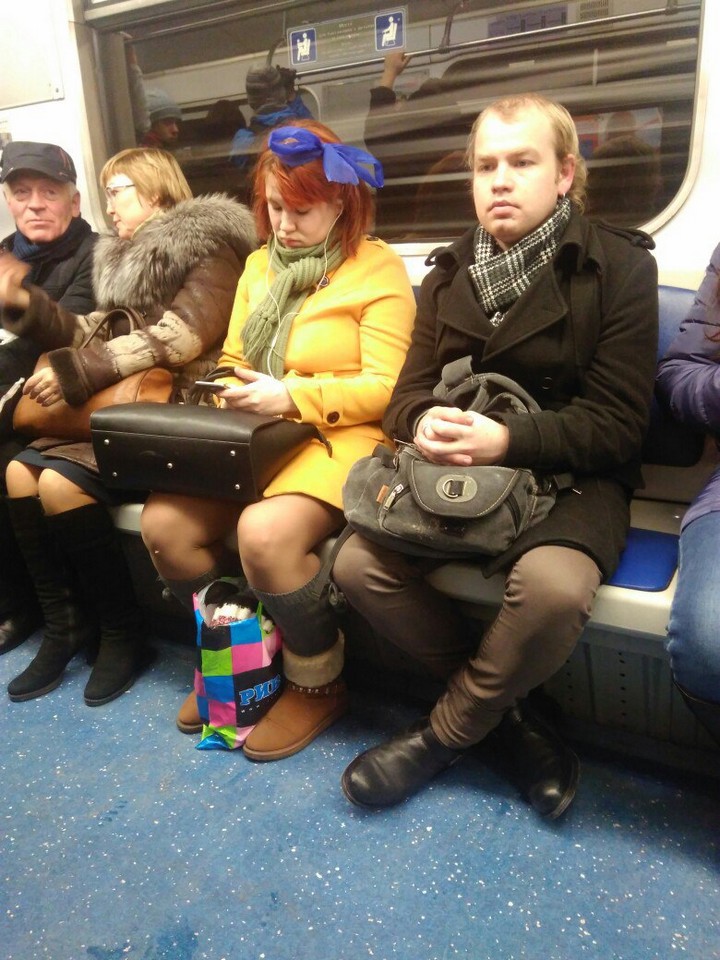Модники из российского метрополитена