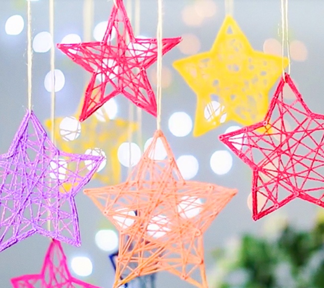 Стильное украшение на Новый год: как сделать звезду на елку своими руками