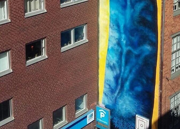 Монументальная живопись в центре Стокгольма