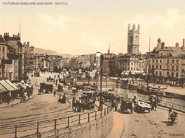 Как изменились английские города за 125 лет