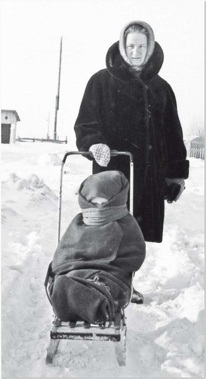 Дети СССР зима