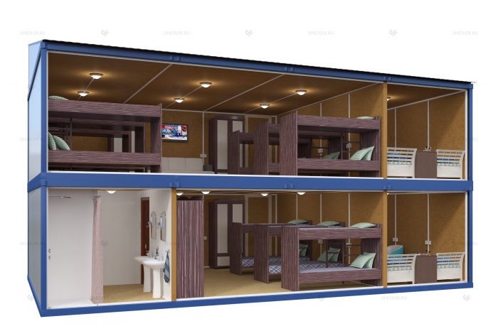 Как размещается рабочий персонал на отдаленных вахтах